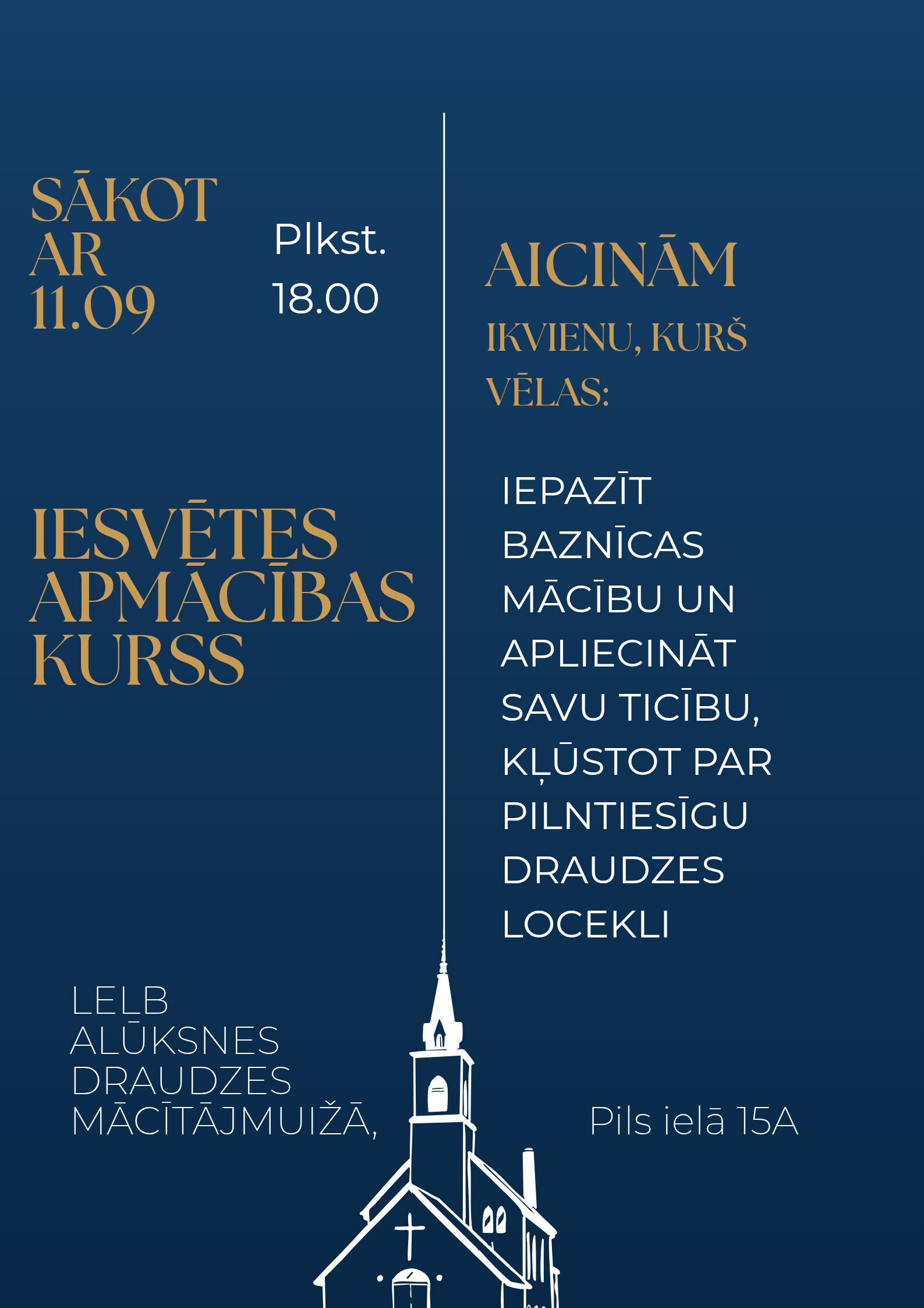 Iesvētes apmācību kurss